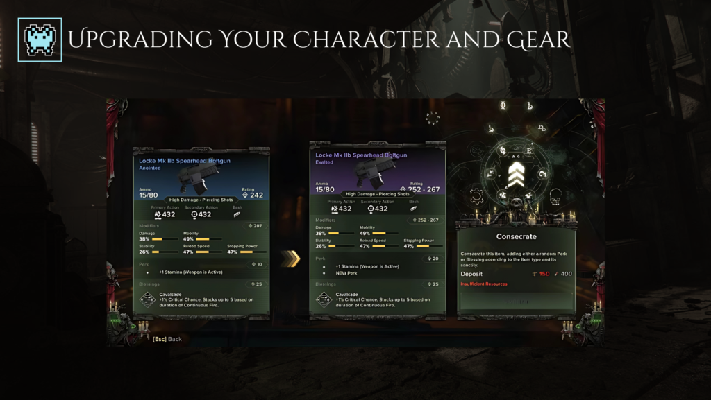 Upgrading Your Character and Gear in Warhammer 40k Darktide