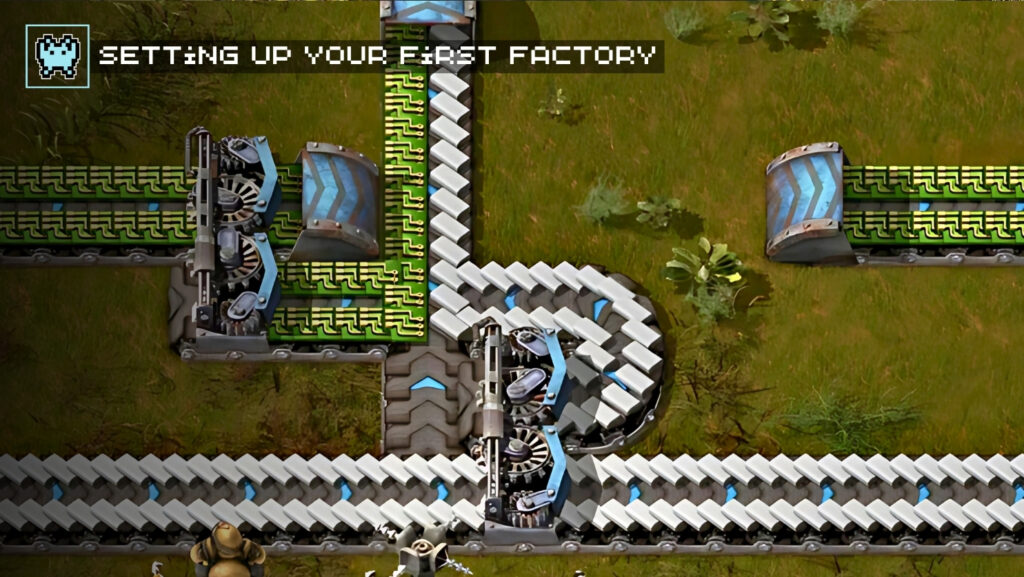First Factory in Factorio