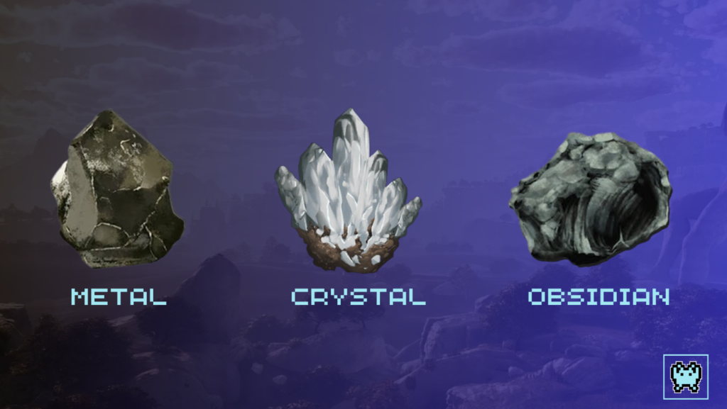 Resources in Ark Astraeos