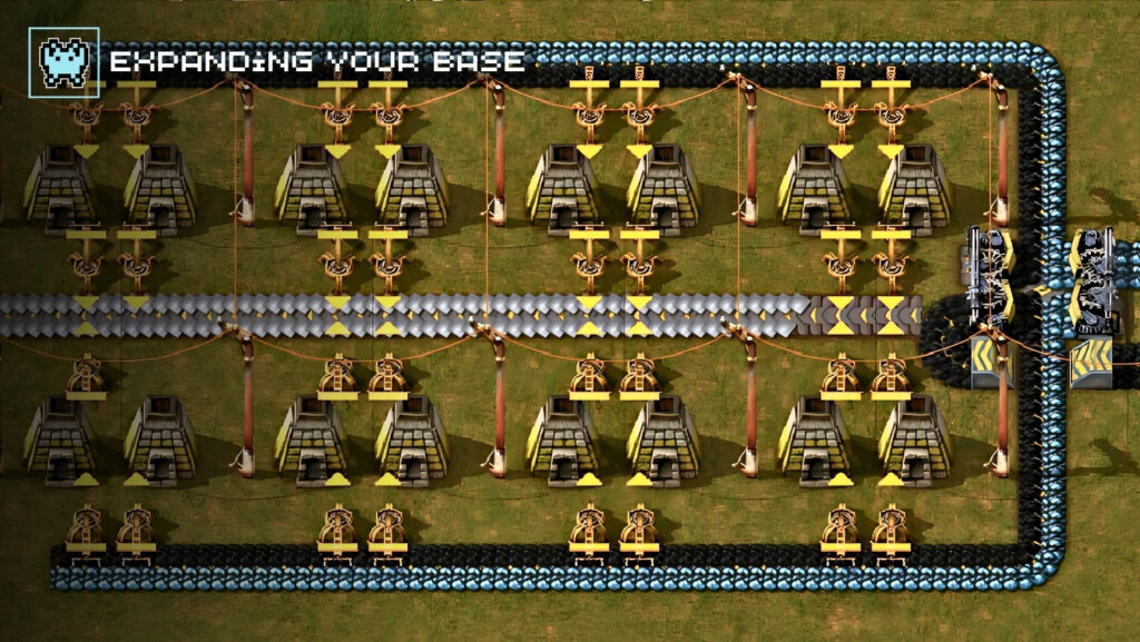 Expanding your base in Factorio