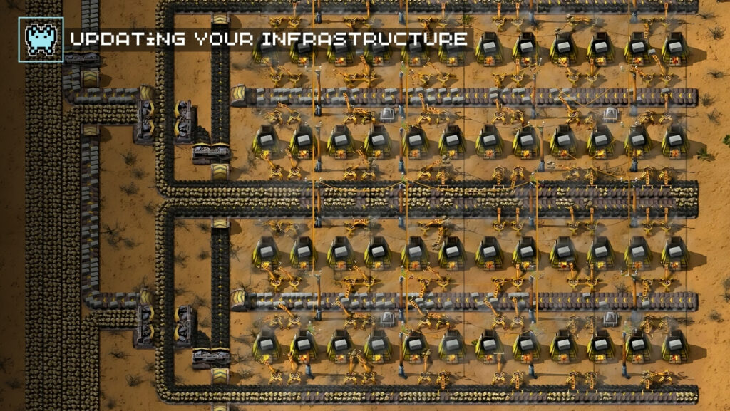 Infrastructure in Factorio