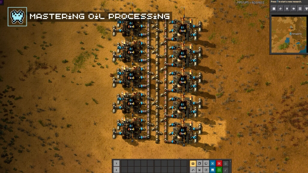 Mastering oil procession in Factorio