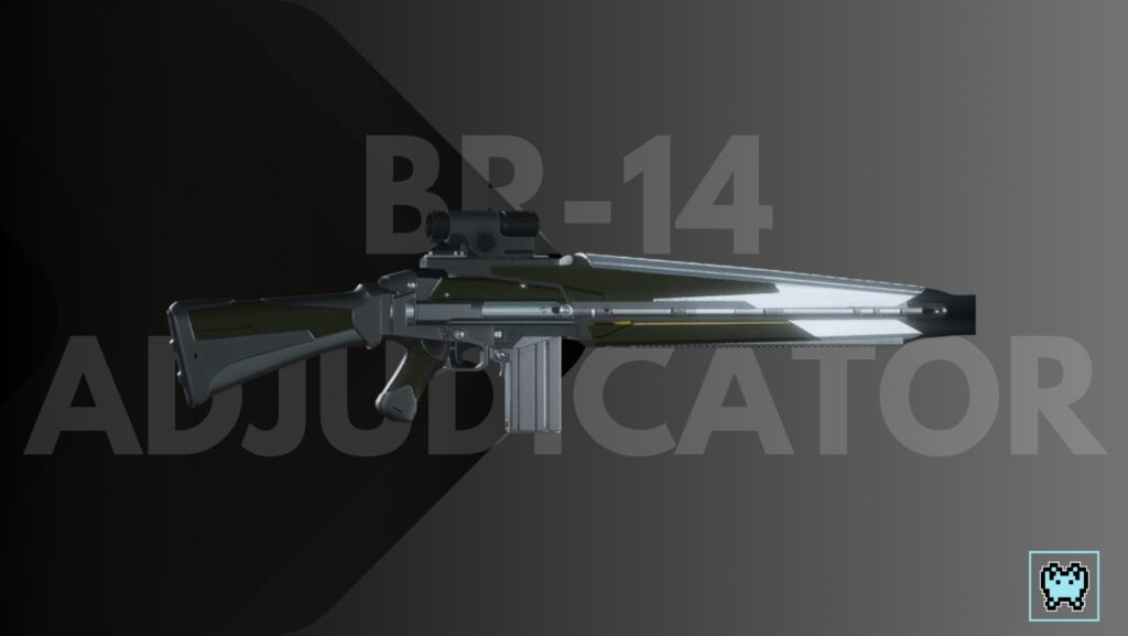 BR-14 Adjudicator in helldivers 2