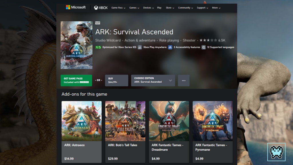 download ark astraeos on Xbox Series X/S