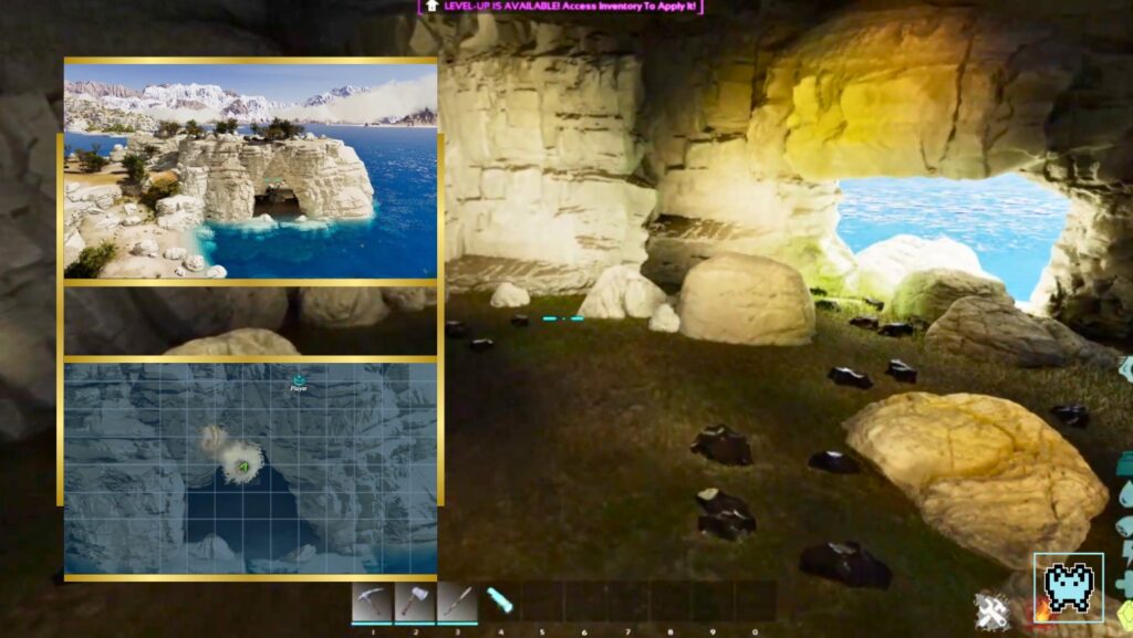 obsidian found in caves