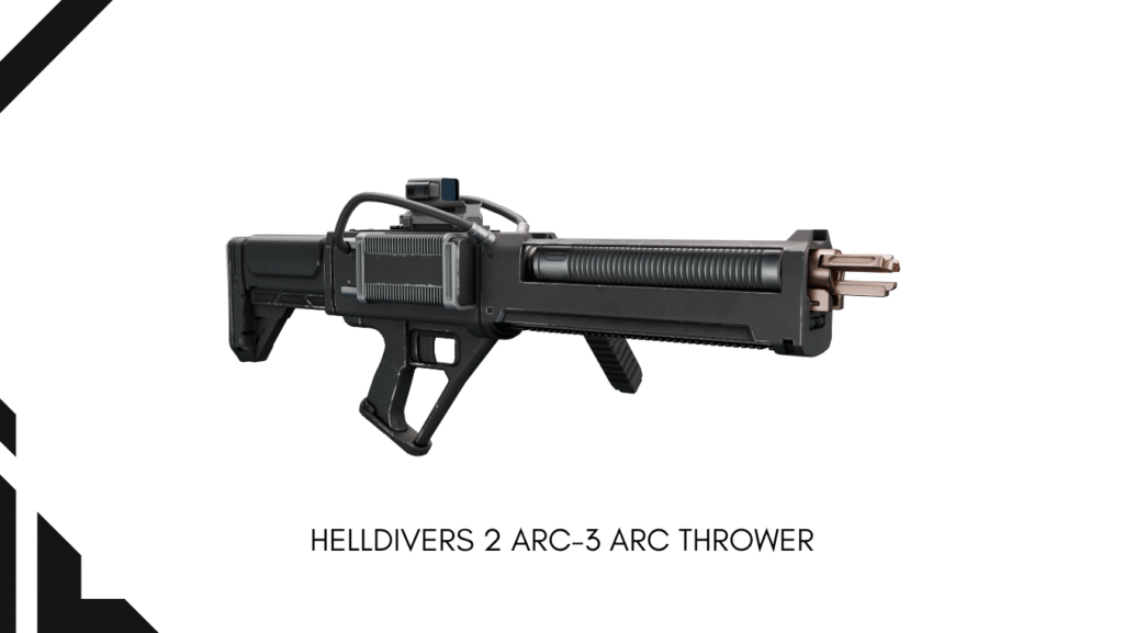 ARC-3 Arc Thrower: The Electrifying Multi-Tasker for Helldivers 2 Chargers
